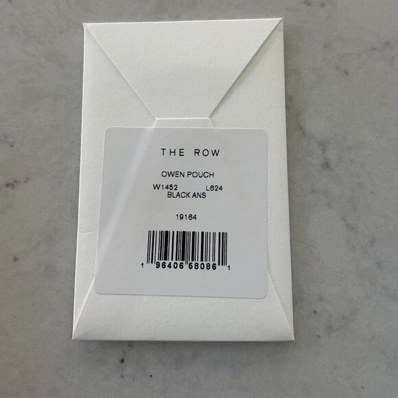 THE ROW Owen Leather Wristlet Pouch - Picture 2 of 5